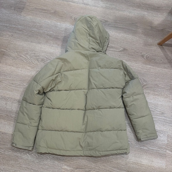 Madewell Holland Quilted Puffer Parka / SMALL / ASH GREEN - Picture 9 of 10